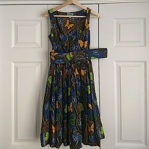Sika African Print Butterfly dress. Size 1